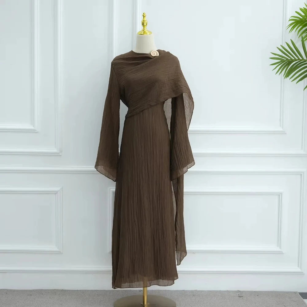 Double Layer Abaya Dress #251089