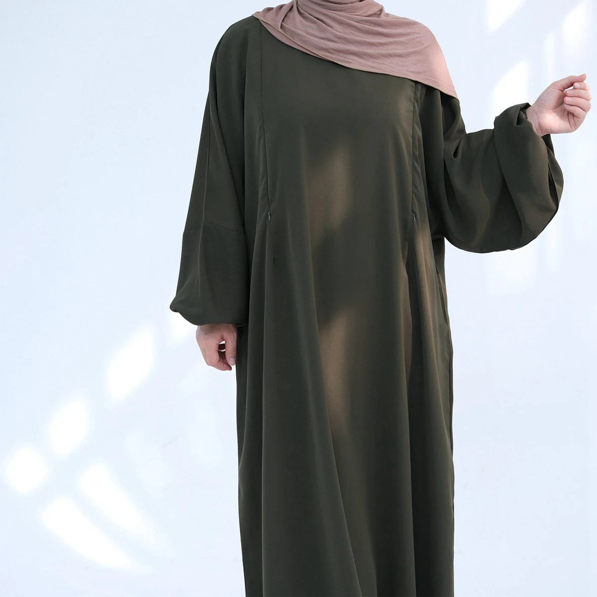 Breastfeeding Nursing Wear Nida Abaya Dress