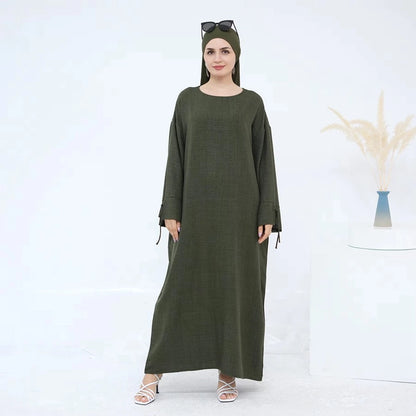 Wrinkle Abaya Dress Daily Wear #24946