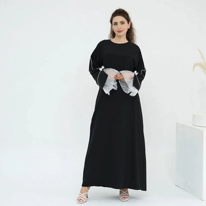 Nida Lace Abaya Dress - #251016