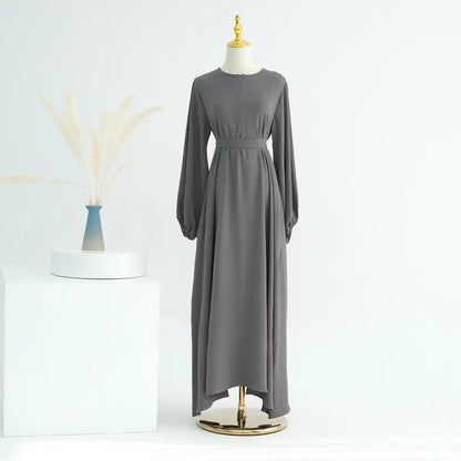 Muslim Women Cuff Sleeve Abaya Dress