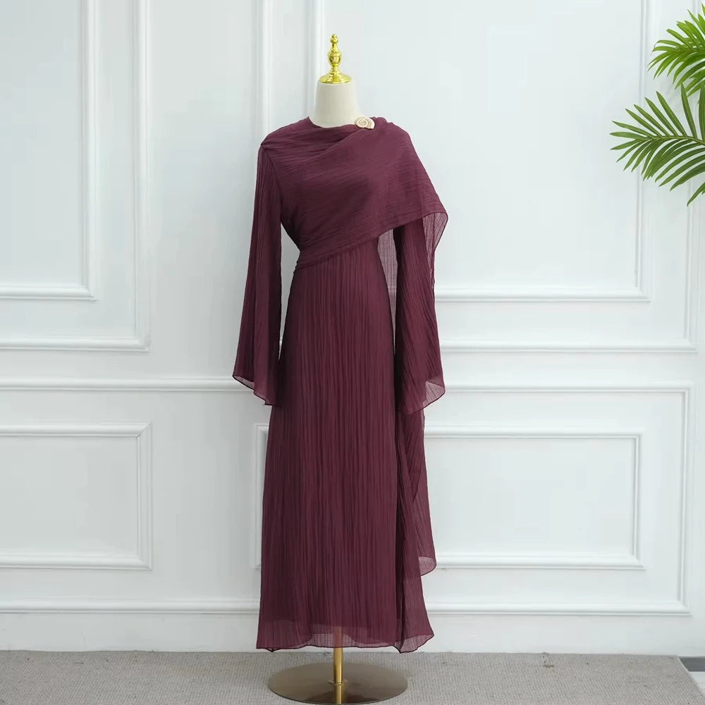 Double Layer Abaya Dress #251089