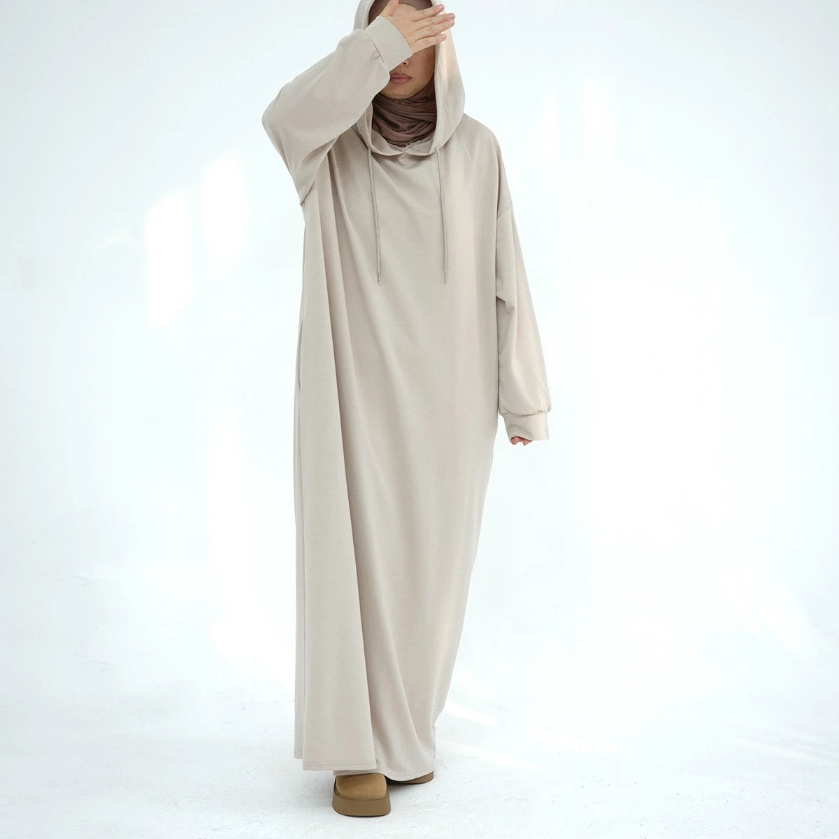 Hooded Abaya Hoodie Dress #24921