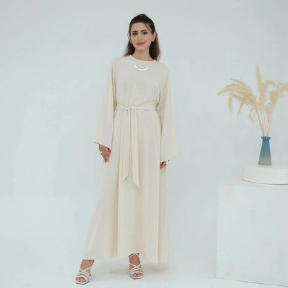 13 Color Options Nida Plain Abaya Dress #251046