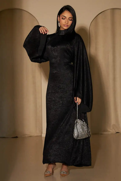 Muslim Women Bronzing Gleam Abaya Dress