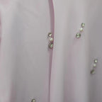 2 Pieces Set Beads Nida Abaya Dress With Cape #25997