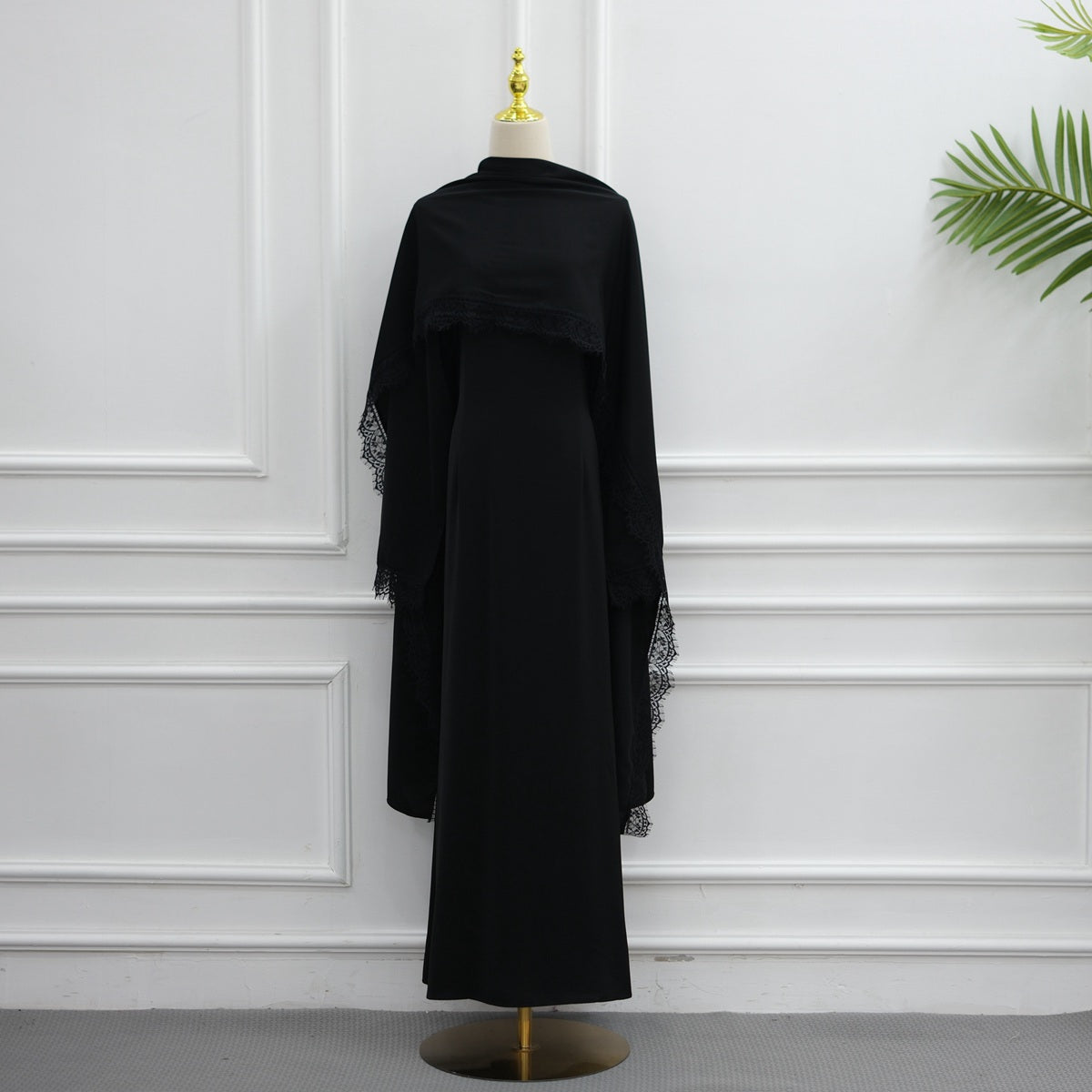 Muslim Women Nida Abaya Dress With Cape #261363