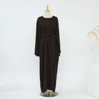 3D Bubble Jacquard Abaya Dress #251128