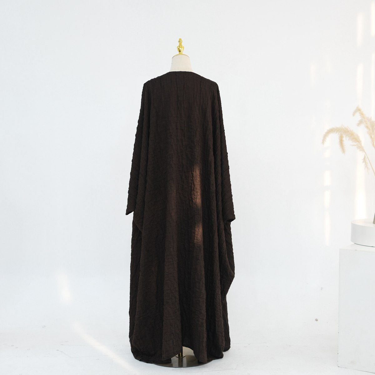 3D Bubble Jacquard Abaya Dress #251128