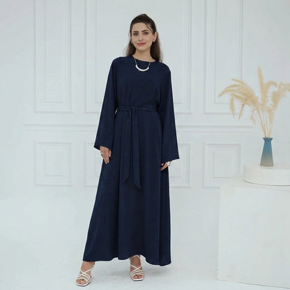 13 Color Options Nida Plain Abaya Dress #251046