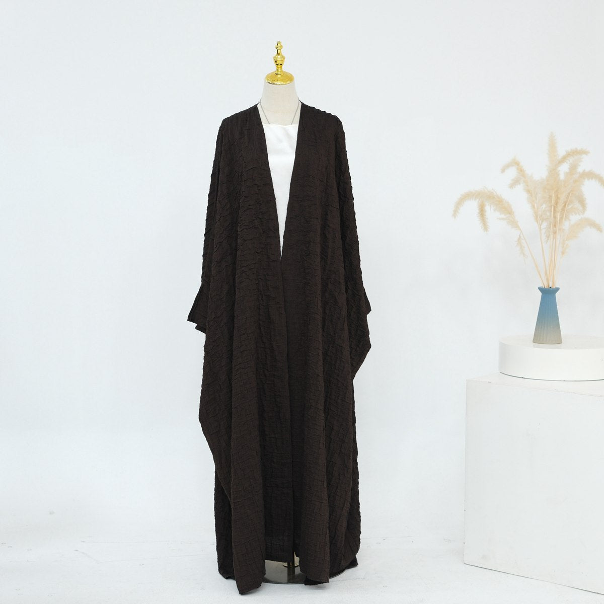 3D Bubble Jacquard Abaya Dress #251128