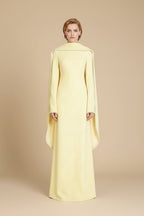 Muslim Women Embellished Beads Cape Abaya Dress #265385