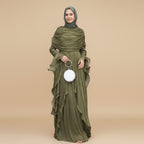 Muslim Women Abaya Dress With Cape #261169