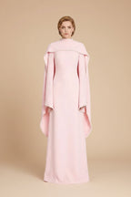Muslim Women Embellished Beads Cape Abaya Dress #265385