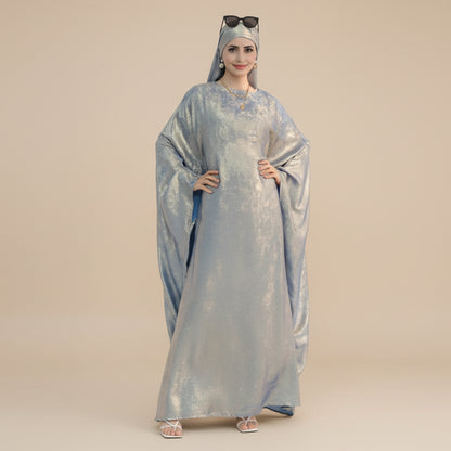 Bronzing Gleam Butterfly Batwing Farasha Abaya Dress #26778