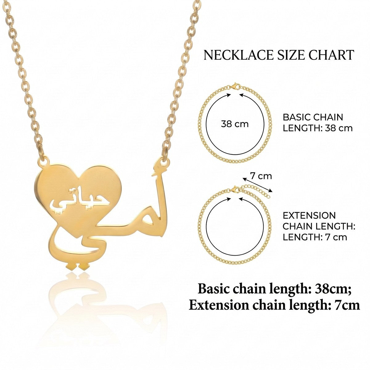 Arabic Mom Necklace For Mother Gift