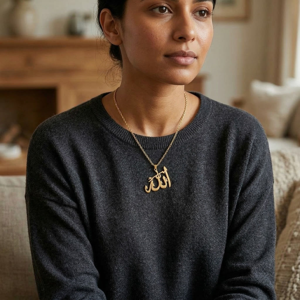 Allah Arabic Necklace Jewelry