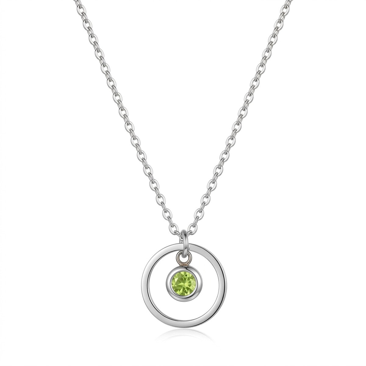 Birthstone Necklace- Gold/Silver/Rose Gold - Gift For Mom/Grandmother/Girlfriend - #16