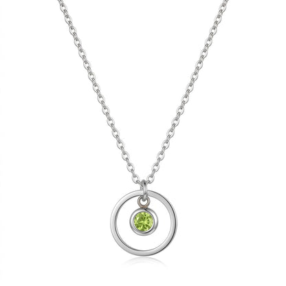 Birthstone Necklace- Gold/Silver/Rose Gold - Gift For Mom/Grandmother/Girlfriend - #16