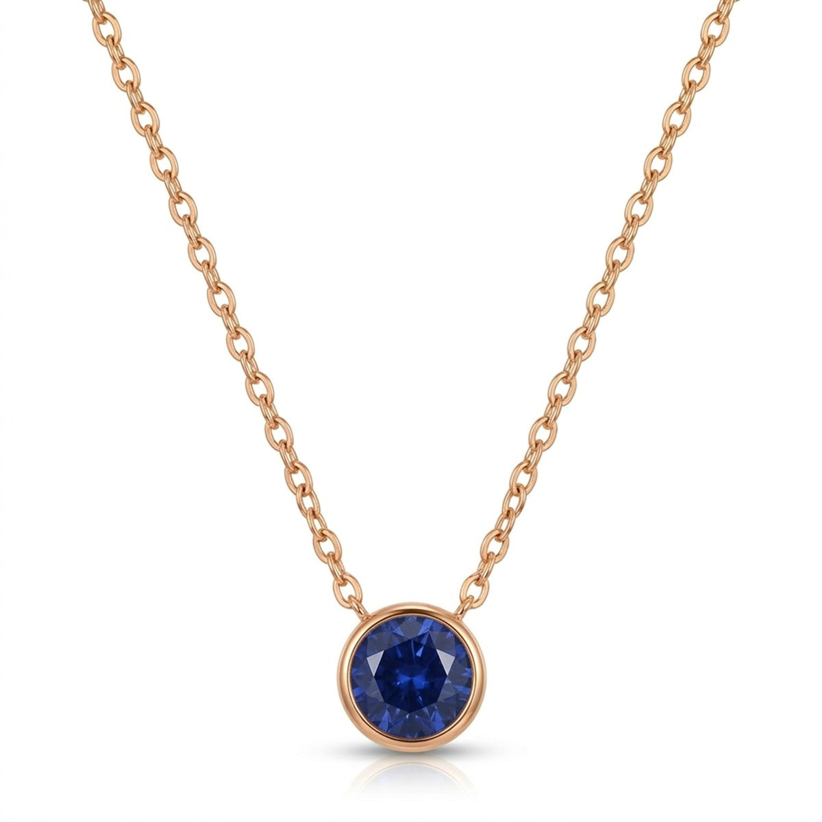 Birthstone Necklace- Gold/Silver/Rose Gold - Gift For Mom/Grandmother/Girlfriend - #15