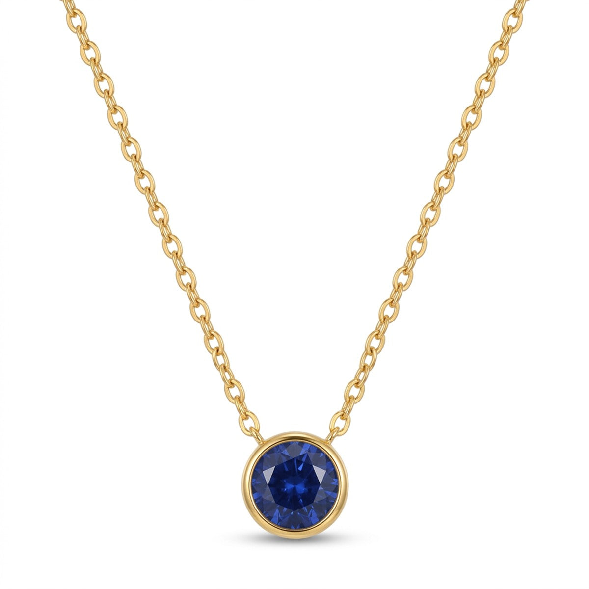 Birthstone Necklace- Gold/Silver/Rose Gold - Gift For Mom/Grandmother/Girlfriend - #15