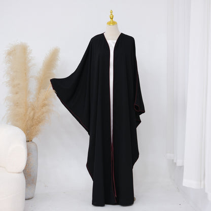 Muslim Women Nida Cardigan Open Abaya Dress - Modest Fashion - #261193