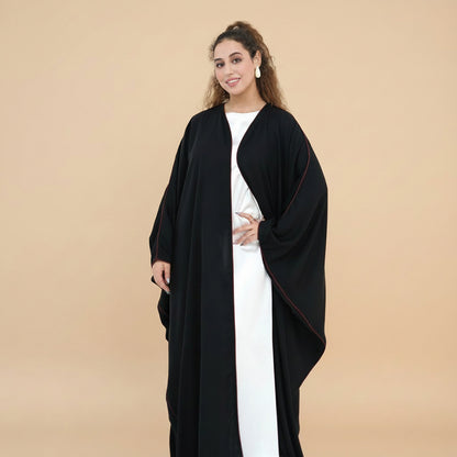 Muslim Women Nida Cardigan Open Abaya Dress - Modest Fashion - #261193