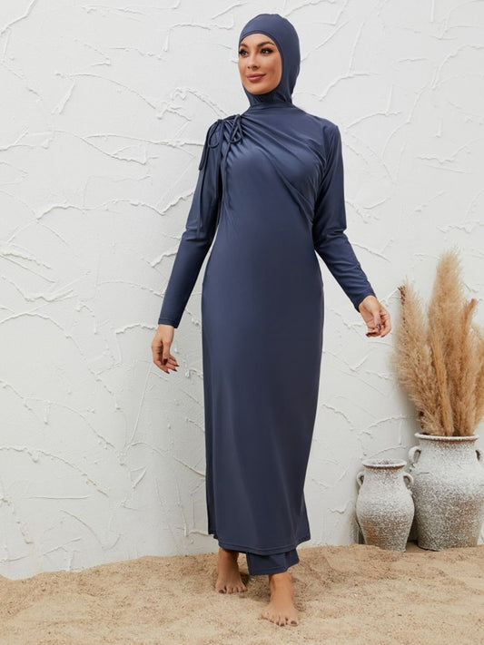 Muslim Women 3 Pieces Set Burkinis Swimwear Swimsuit #2611023