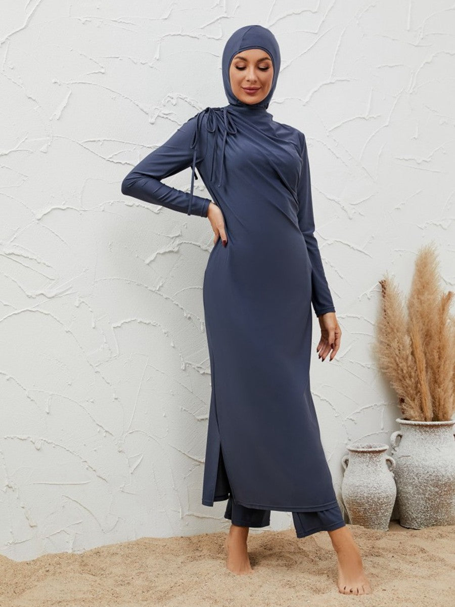 Muslim Women 3 Pieces Set Burkinis Swimwear Swimsuit #2611023