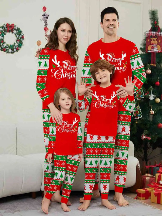 Christmas Matching Family Pajamas Pjs Set #242330