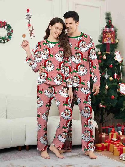 Santa Claus Christmas Matching Family Pajamas Pjs Set