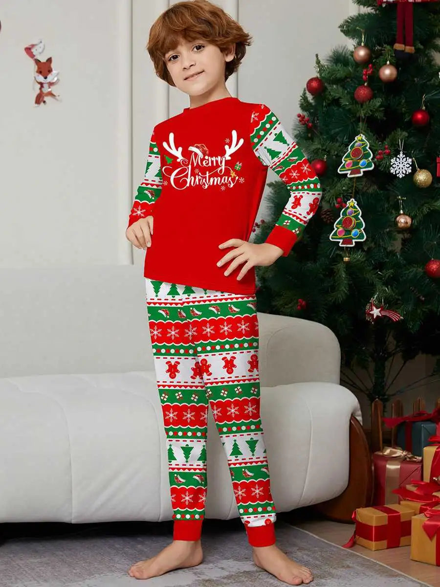 Christmas Matching Family Pajamas Pjs Set #242330