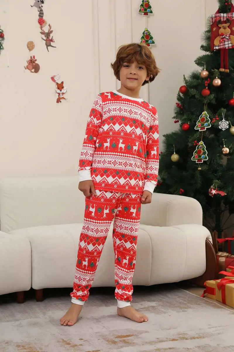 Christmas Matching Family Pajamas Pjs Set #241105