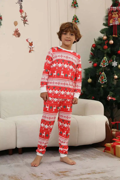 Elk Christmas Matching Family Pajamas Pjs Set