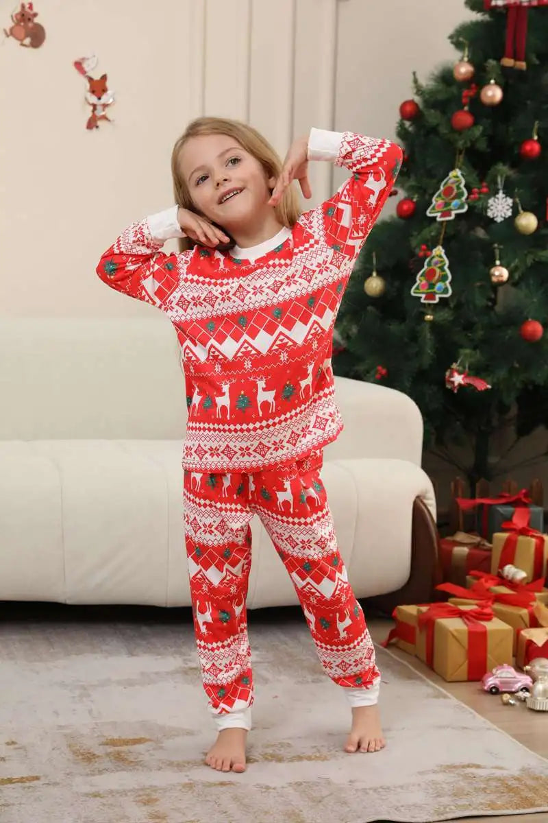 Christmas Matching Family Pajamas Pjs Set #241105