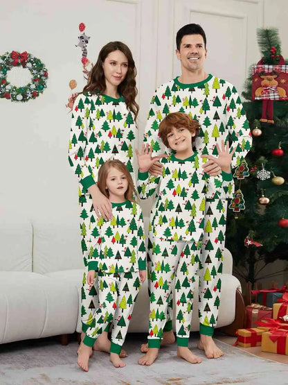 Christmas Tree Matching Family Christmas Pajamas Pjs Set