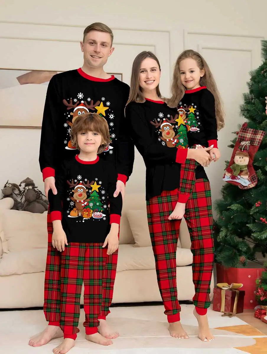 Cute Holiday Matching Family Christmas Pajamas