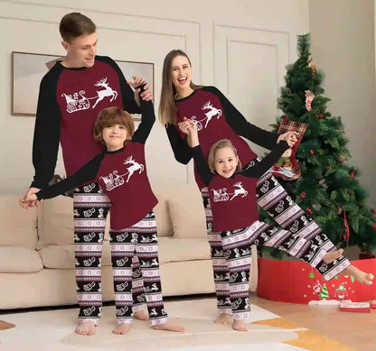 Sledge Christmas Matching Family Pajamas Pjs Set #24095