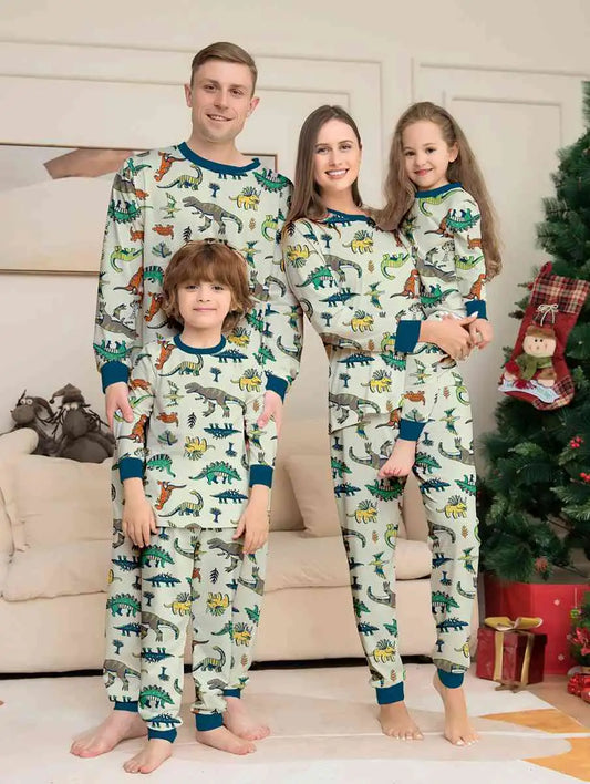 Dinosaur Pjs Matching Family Christmas Pajamas