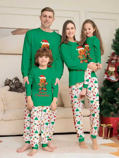 Ginger Man Christmas Matching Family Pajamas Pjs Set #24339