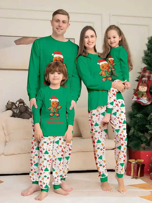 Christmas Matching Family Pajamas Pjs Set #24339