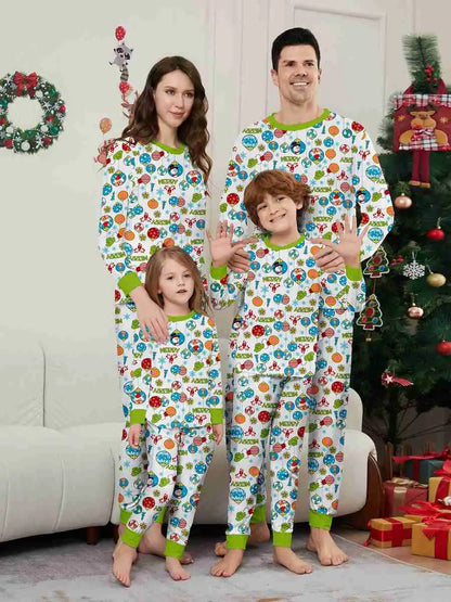 Christmas Matching Family Pajamas Pjs Set #24587