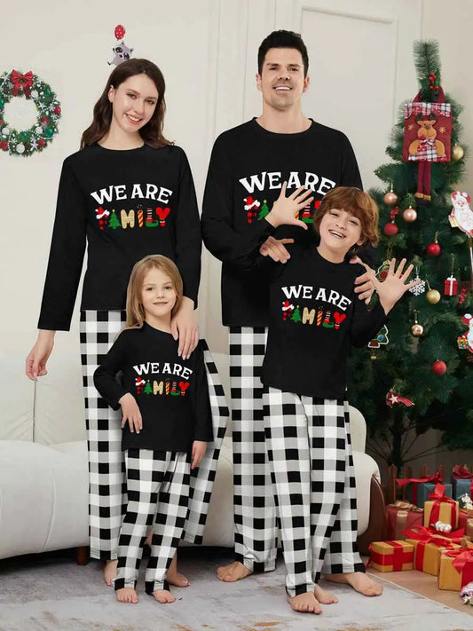 Christmas Matching Family Pajamas Pjs Set #24562