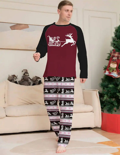 Christmas Matching Family Pajamas Pjs Set #24095