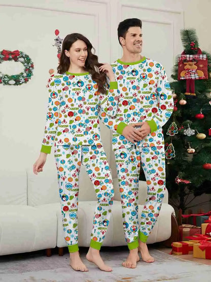 Christmas Matching Family Pajamas Pjs Set #24587