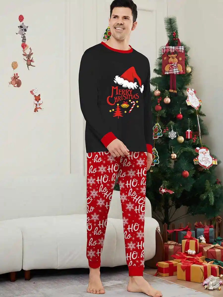 Holiday Christmas Matching Family Pajamas Pjs Set Sleepwear #241138