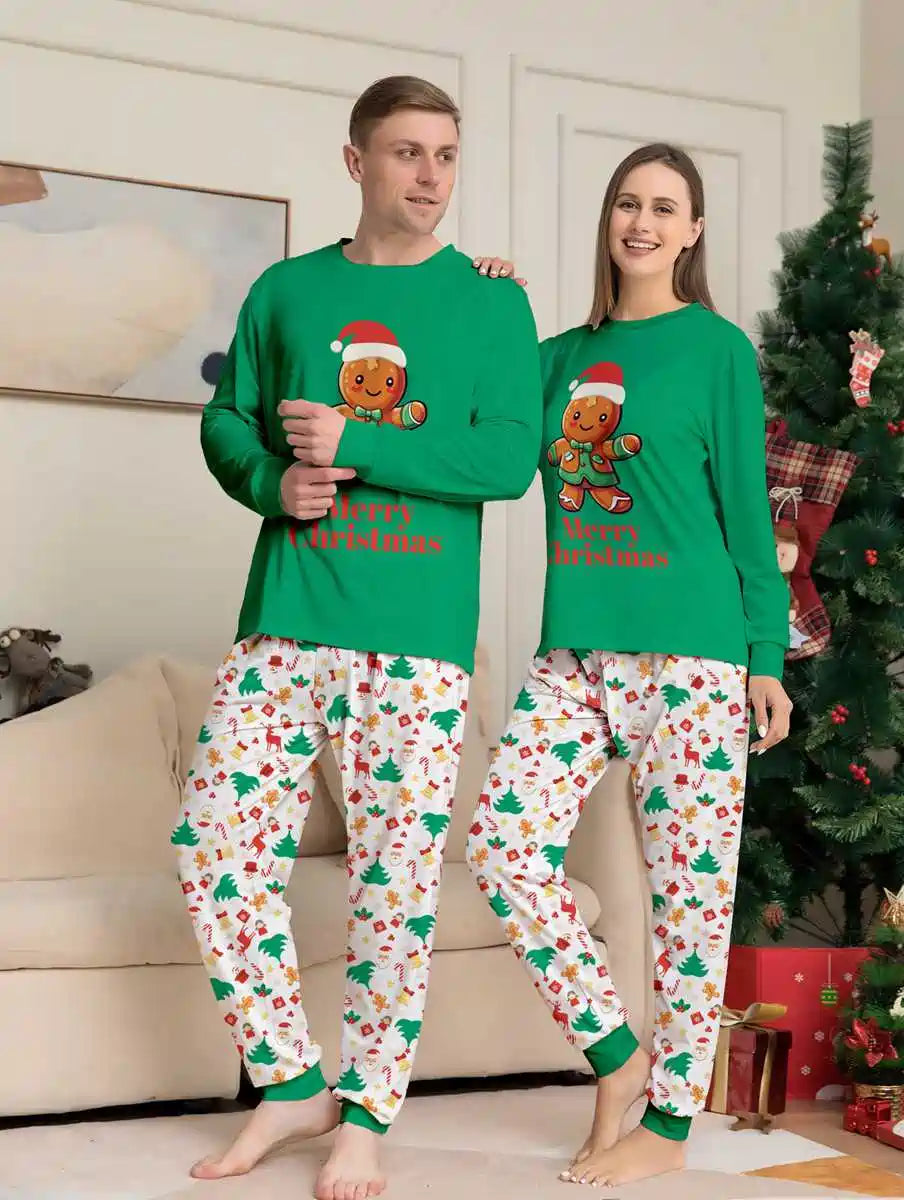 Christmas Matching Family Pajamas Pjs Set #24339