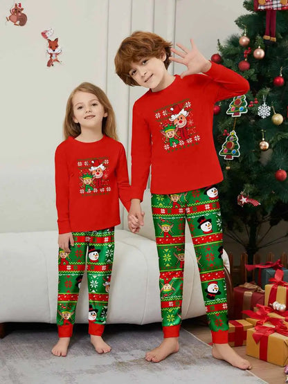 Christmas Matching Family Pajamas Pjs Set #24585