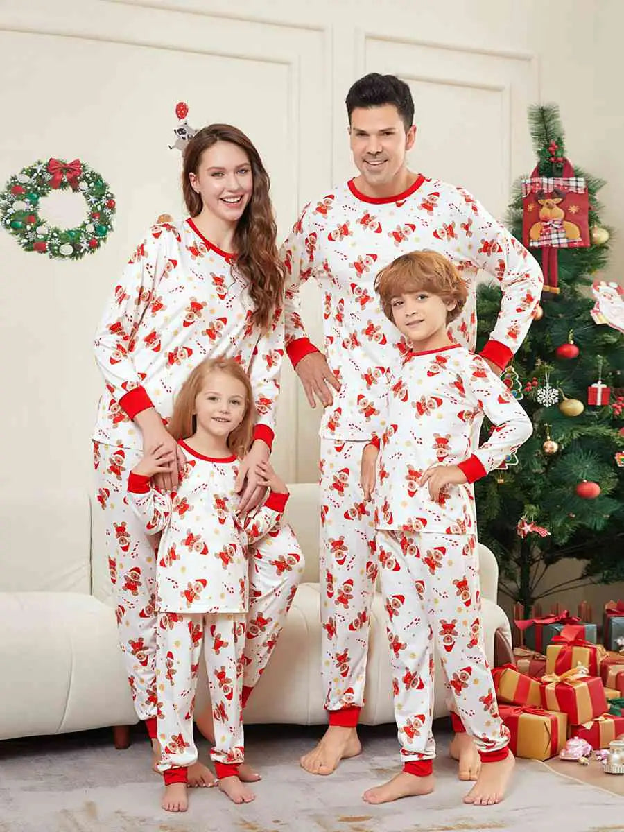 Ginger Man Christmas Matching Family Pajamas Pjs Set #24515