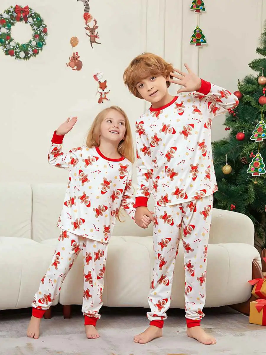 Ginger Man Christmas Matching Family Pajamas Pjs Set #24515